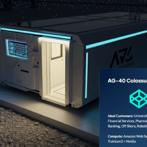 AG-40 Colossus Micro Data Center (Reservation Deposit)