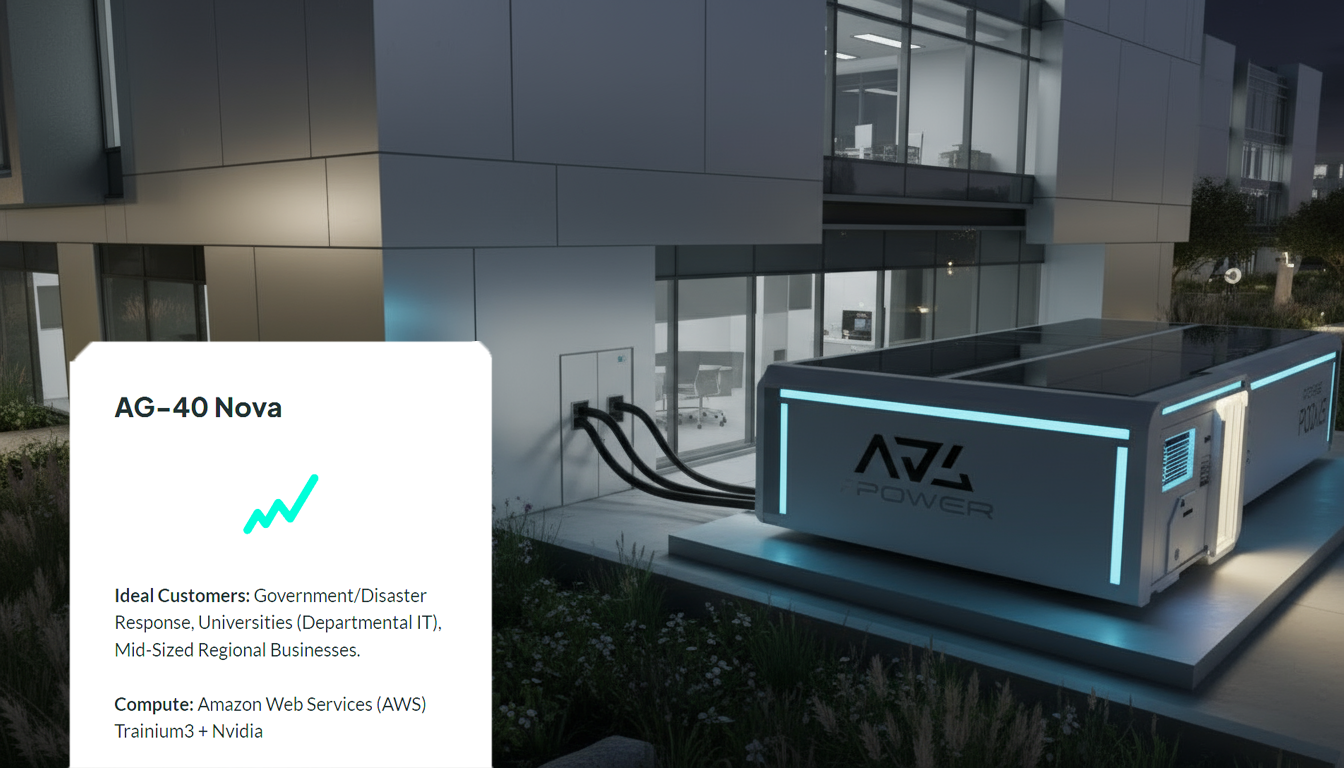 AG-40 NOVA Micro Data Center (Reservation Deposit)